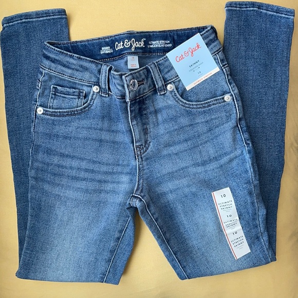 NWT / Super Skinny Ultimate Stretch Kids Jeans 10 - Picture 1 of 6